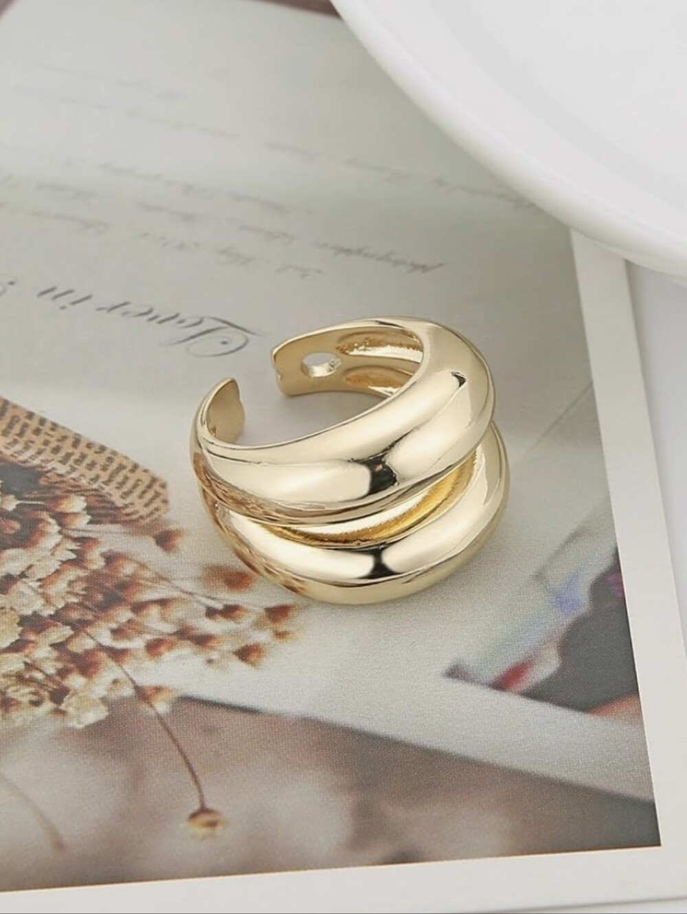 18k Open Band Ring